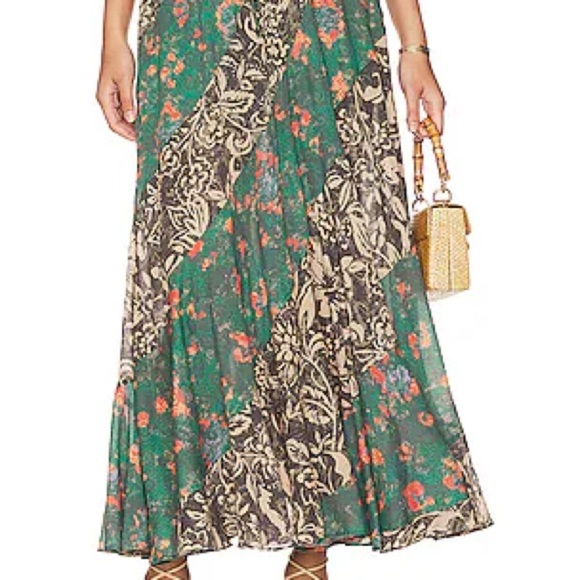 Jackie Maxi Skirt - Charcoal ~ Free People Small - Picture 11 of 16